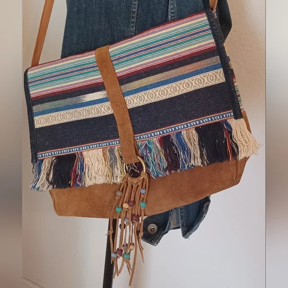 SHIRALEAH CHICAGO MESSAGER BAG, SHATCHEL - Picture 3 of 5